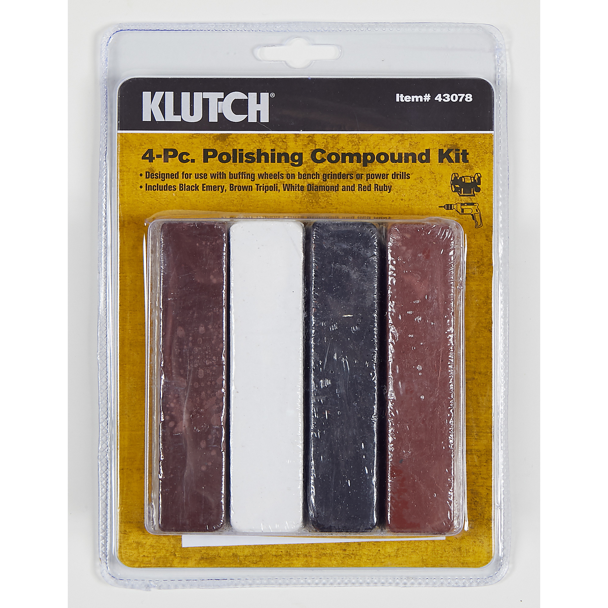 Klutch Polishing Compound Kit — 4Pk. Northern Tool